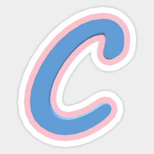 Letter C Sticker